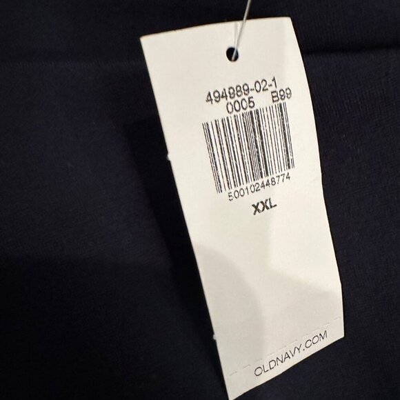 Old Navy Extra High-Rise Stevie Straight Pants XXL Navy Blue NEW - Picture 5 of 8